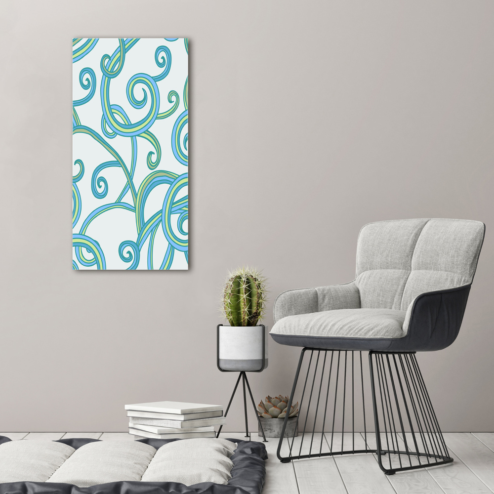 Acrylic print Abstract spirals