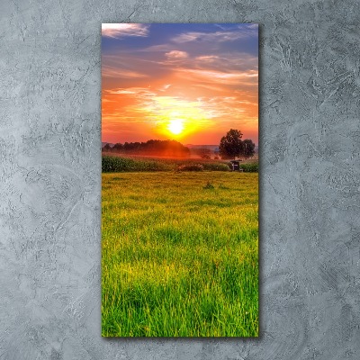 Acrylic print Sunset