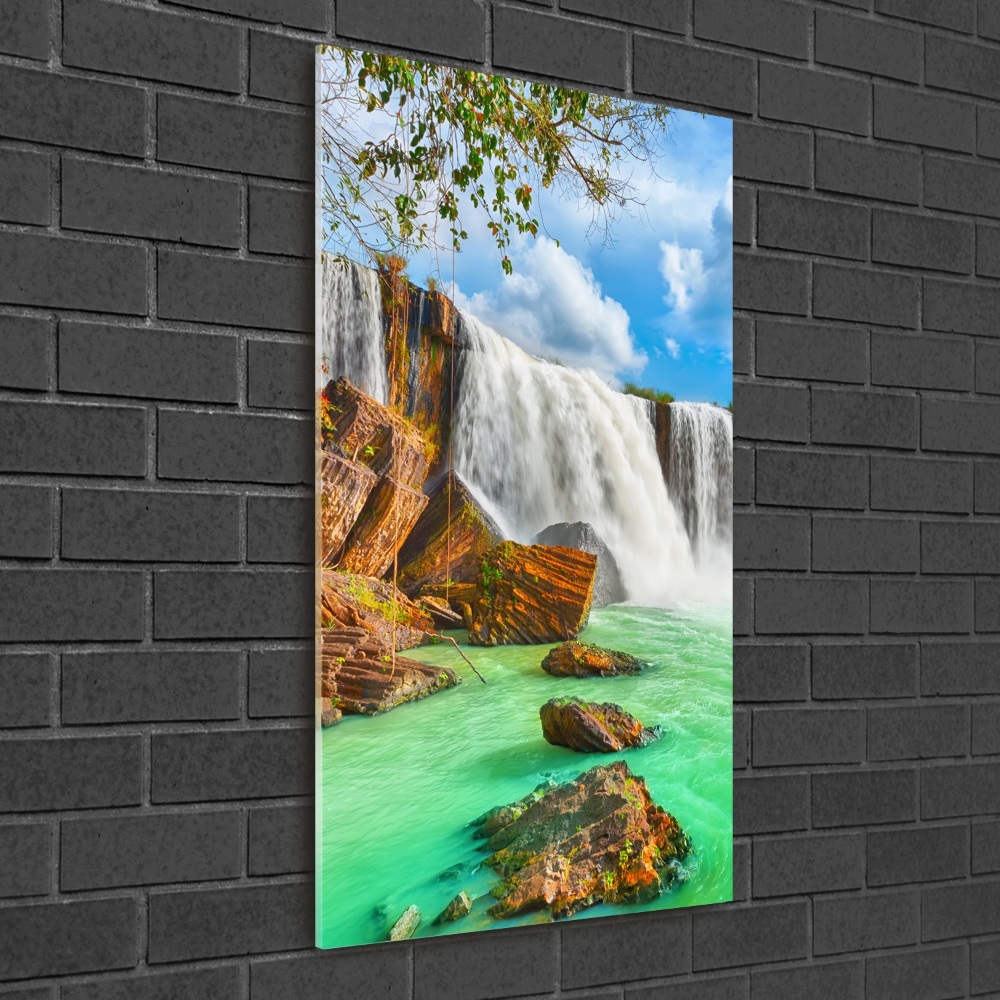 Print on acrylic glass Waterfall