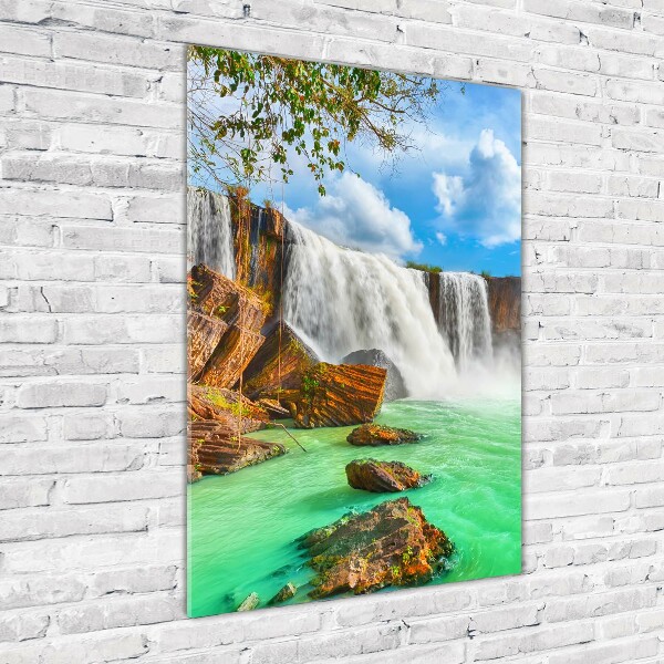 Print on acrylic glass Waterfall