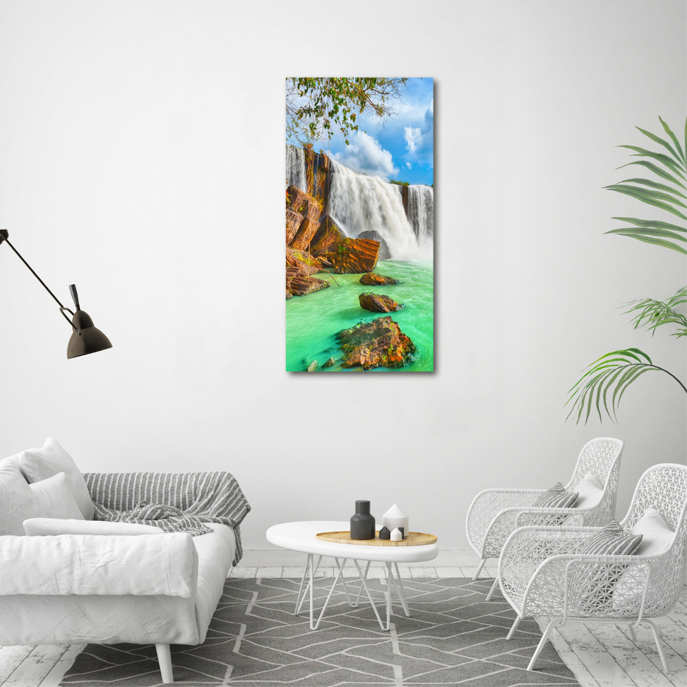 Print on acrylic glass Waterfall