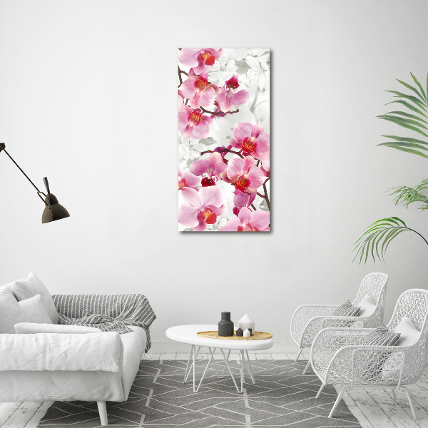 Print on acrylic Pink orchid