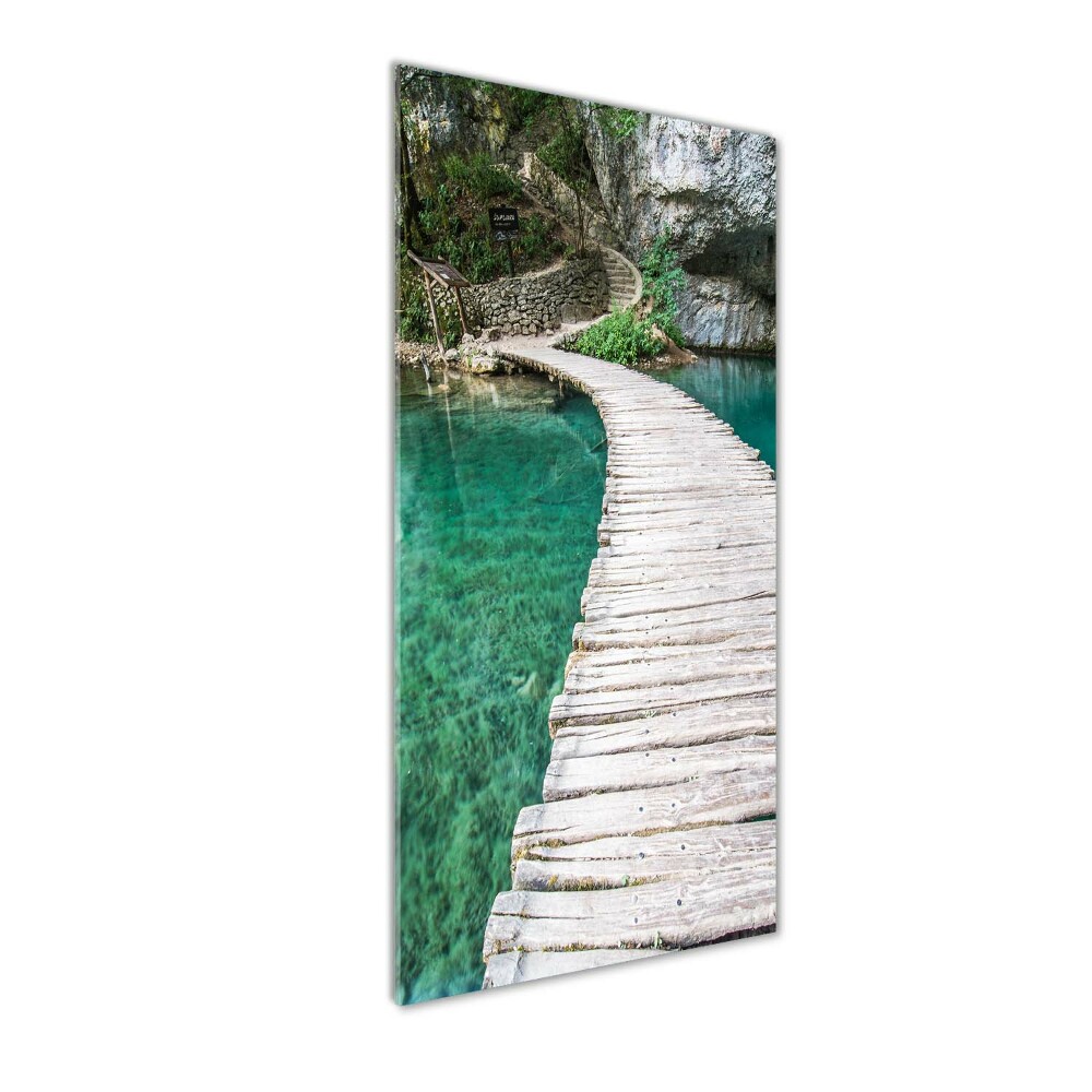 Acrylic print Plitwickie lakes