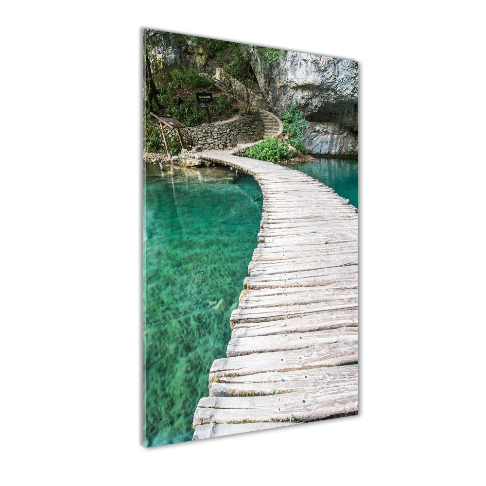 Acrylic print Plitwickie lakes