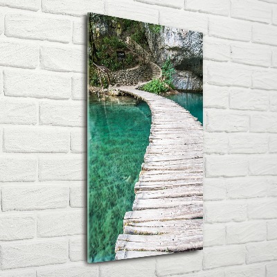 Acrylic print Plitwickie lakes