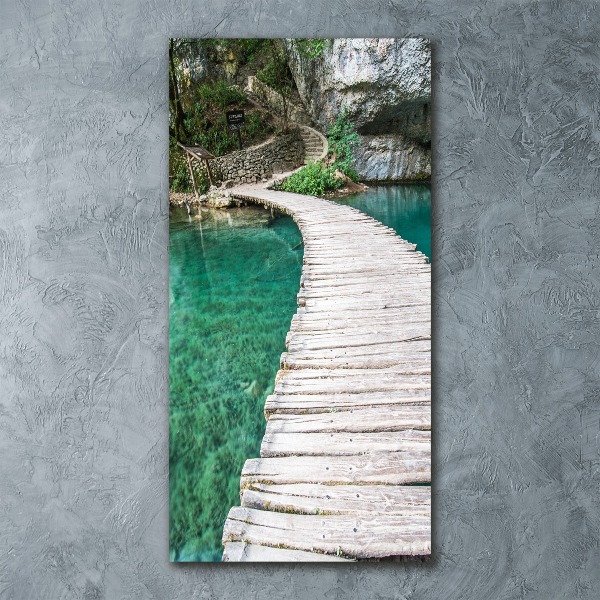 Acrylic print Plitwickie lakes