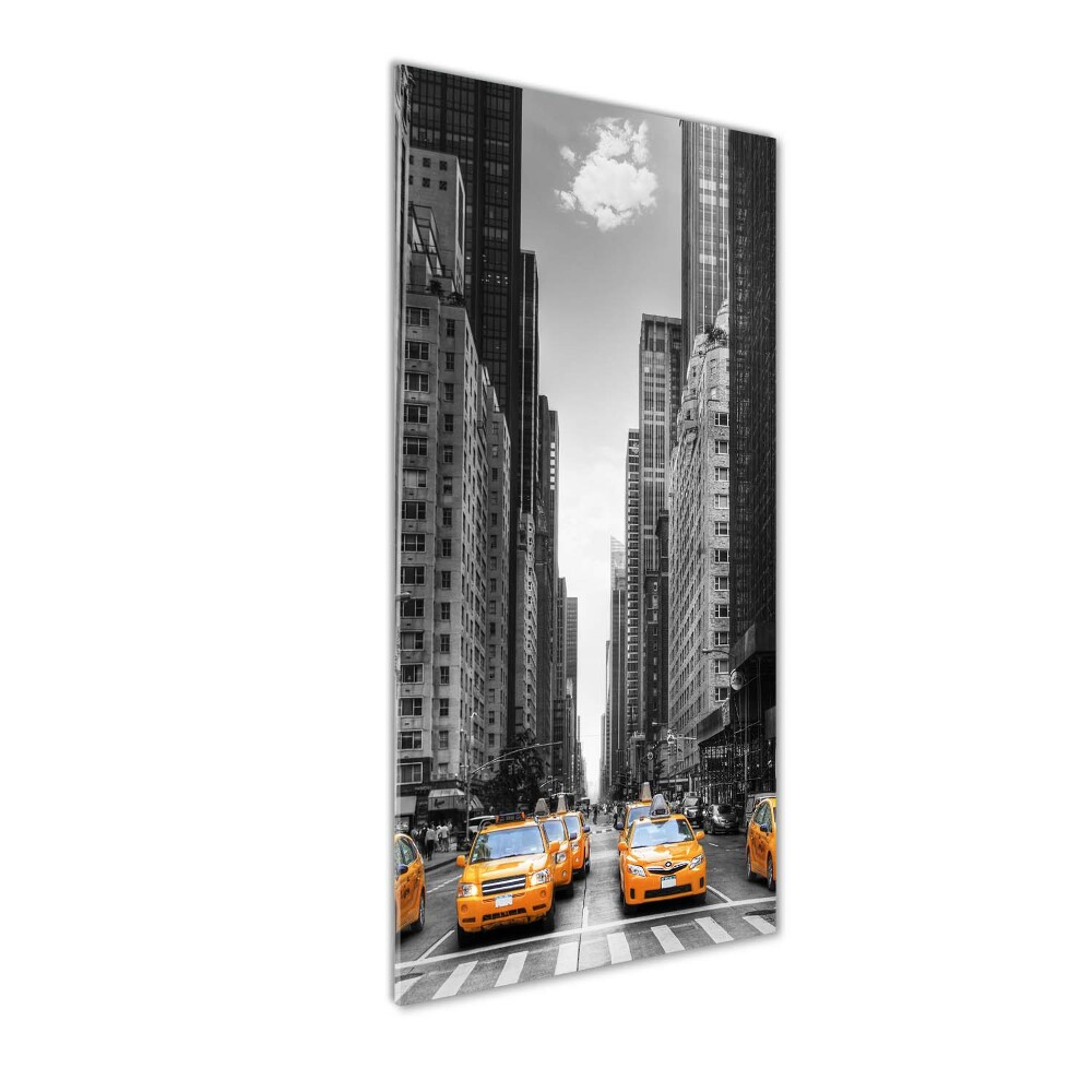 Print on acrylic glass New York taxis