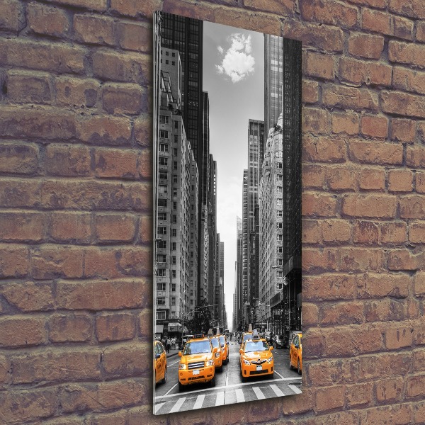 Print on acrylic glass New York taxis