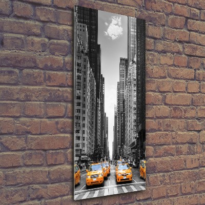 Print on acrylic glass New York taxis