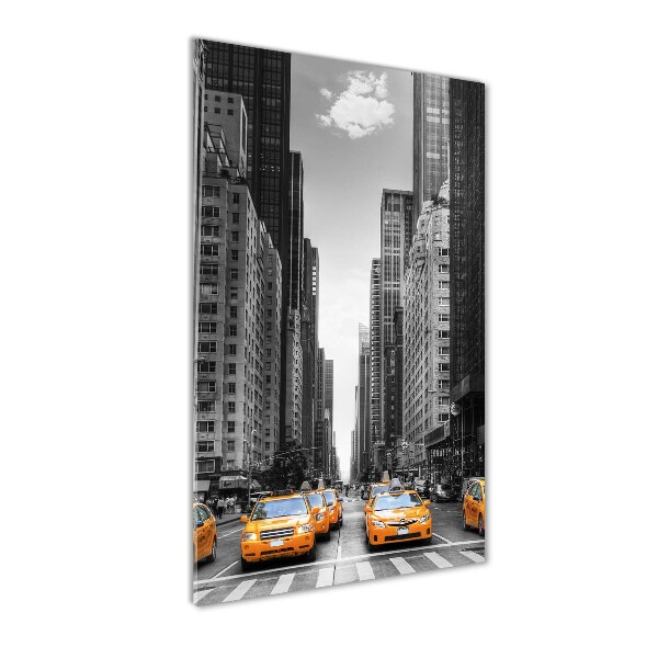 Print on acrylic glass New York taxis