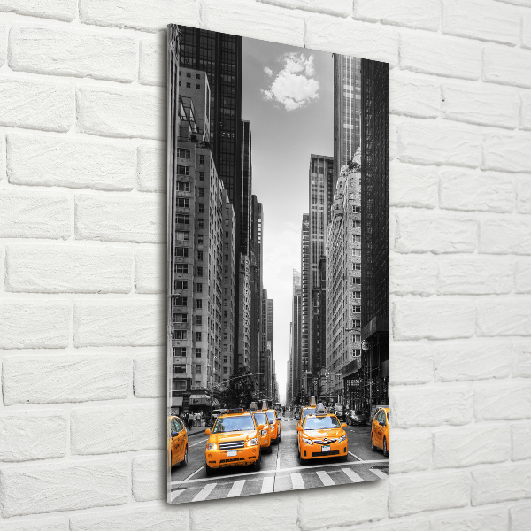 Print on acrylic glass New York taxis