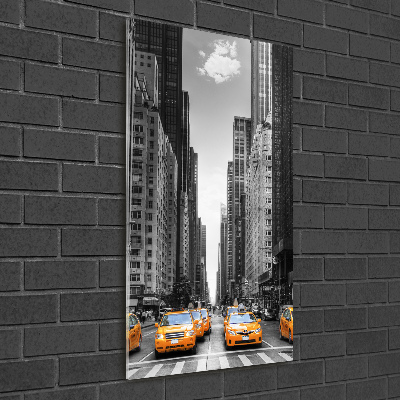 Print on acrylic glass New York taxis