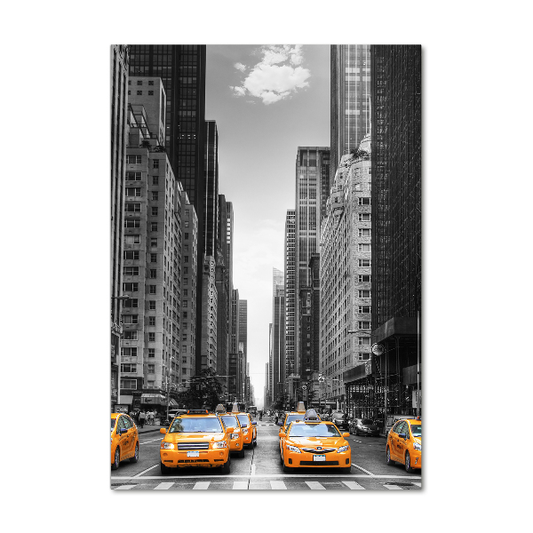 Print on acrylic glass New York taxis