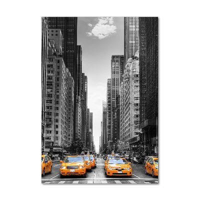 Print on acrylic glass New York taxis