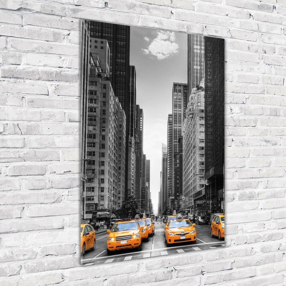 Print on acrylic glass New York taxis