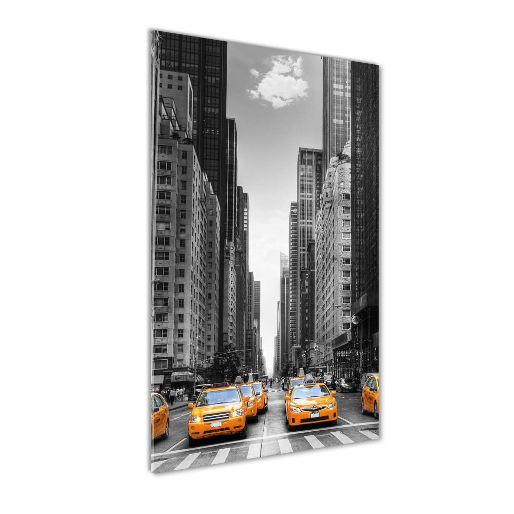 Print on acrylic glass New York taxis