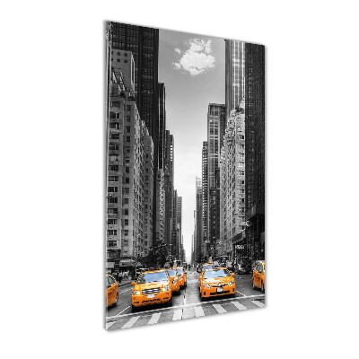 Print on acrylic glass New York taxis