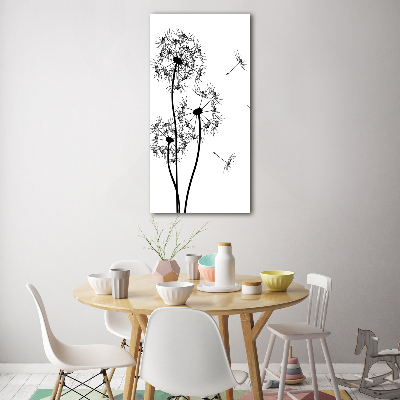 Acrylic print dandelions