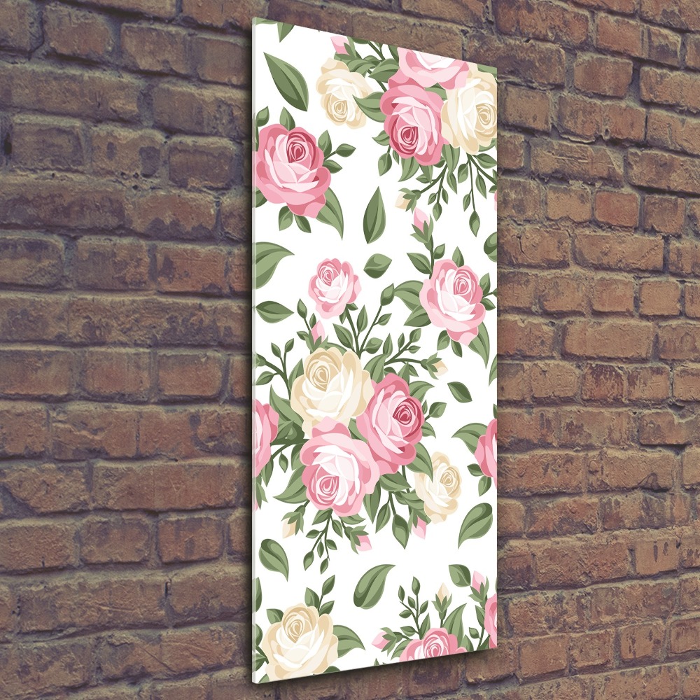 Wall art acrylic Roses