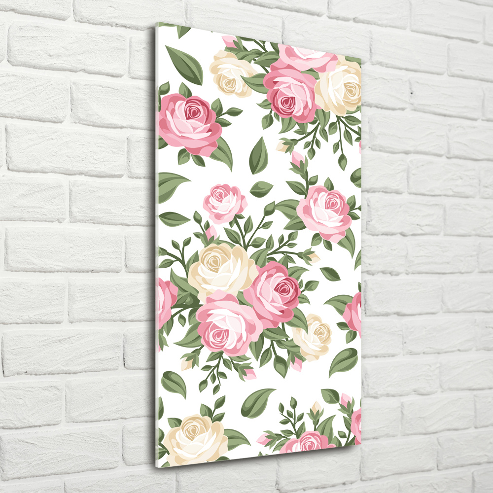 Wall art acrylic Roses