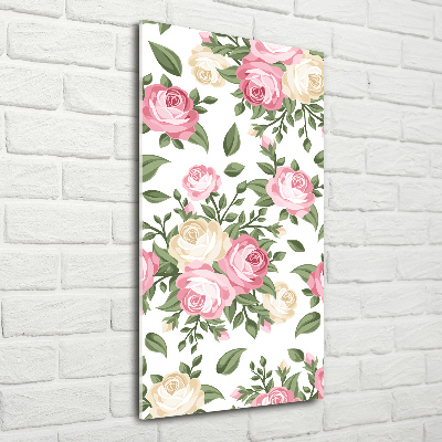 Wall art acrylic Roses