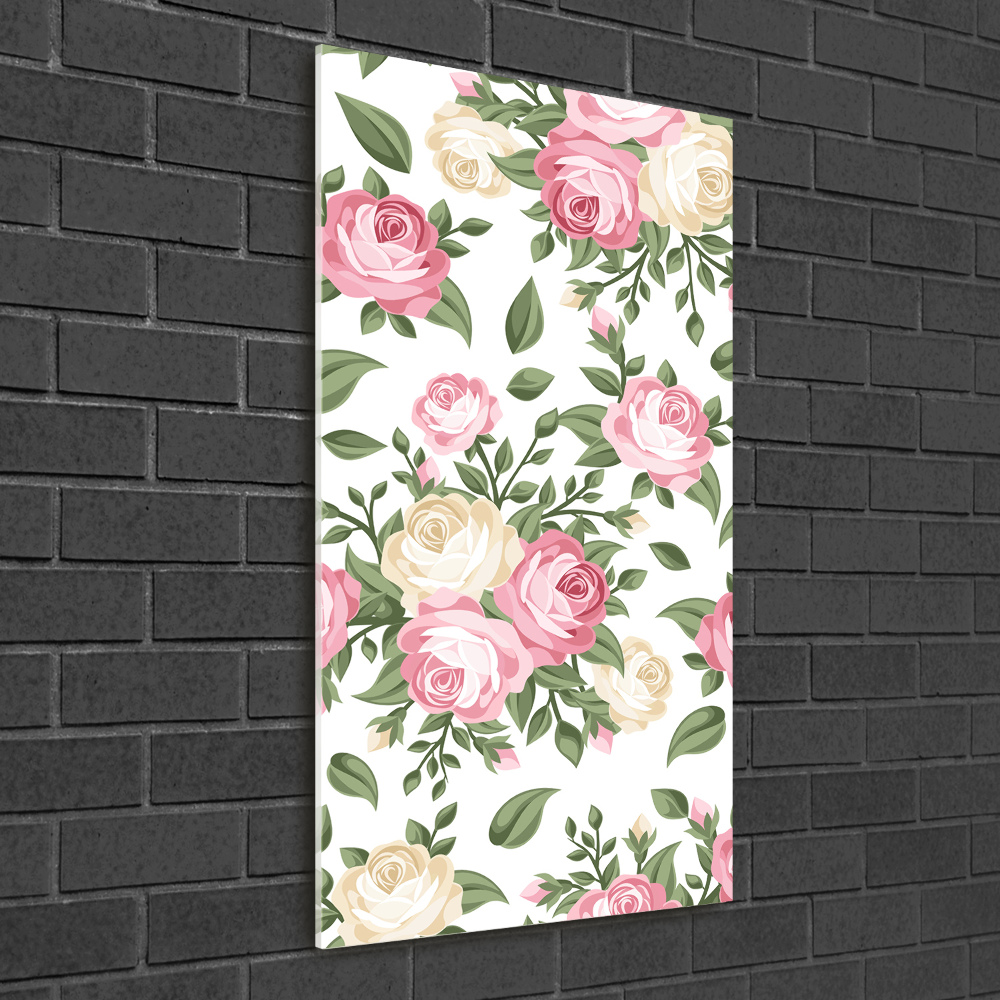 Wall art acrylic Roses