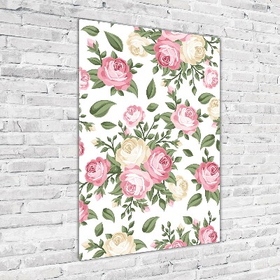 Wall art acrylic Roses