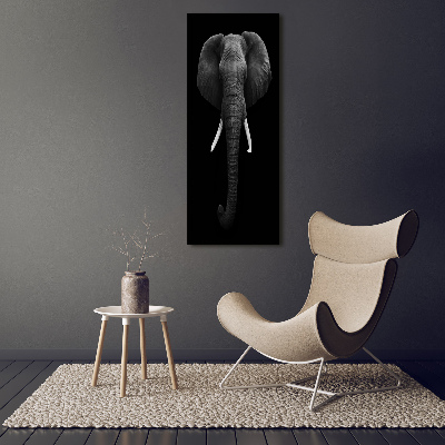 Print on acrylic African elephant