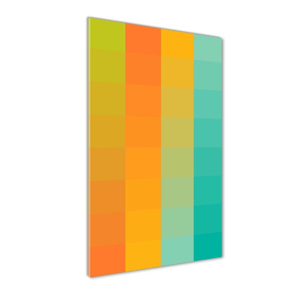 Wall art acrylic Colorful squares