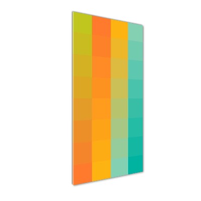 Wall art acrylic Colorful squares