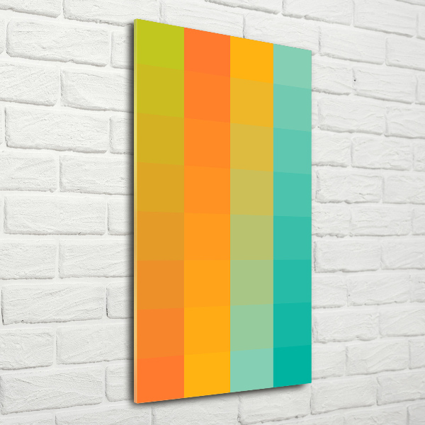 Wall art acrylic Colorful squares