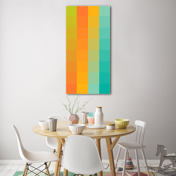 Wall art acrylic Colorful squares