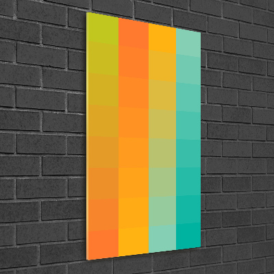 Wall art acrylic Colorful squares