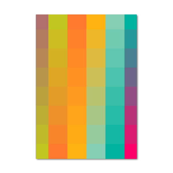 Wall art acrylic Colorful squares