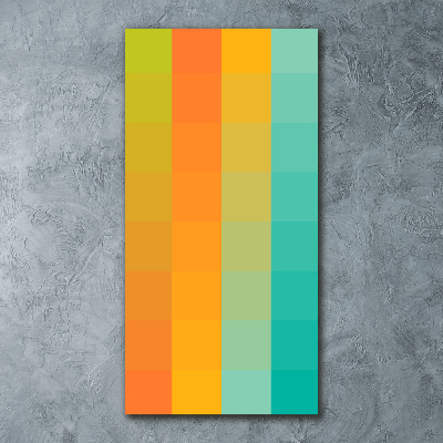 Wall art acrylic Colorful squares