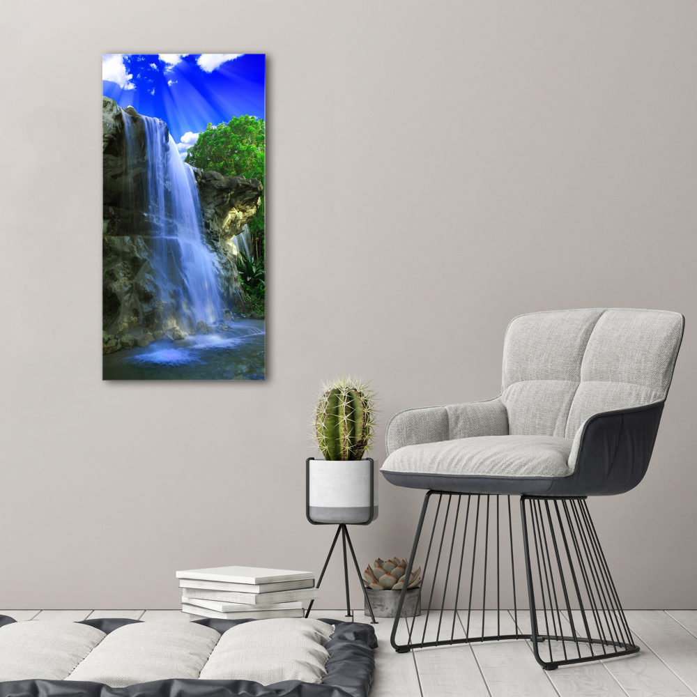 Acrylic glass print Waterfall