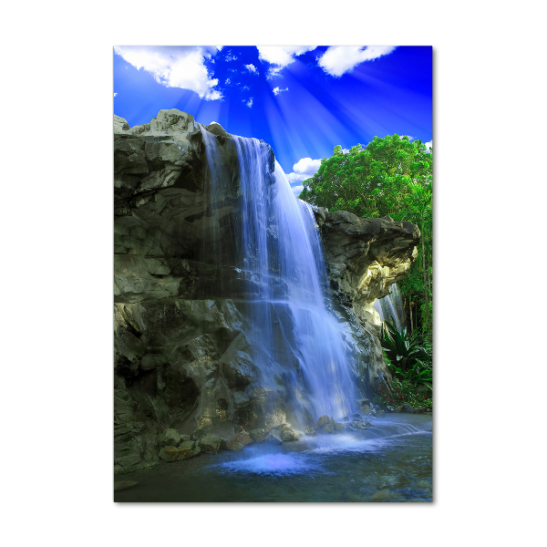 Acrylic glass print Waterfall