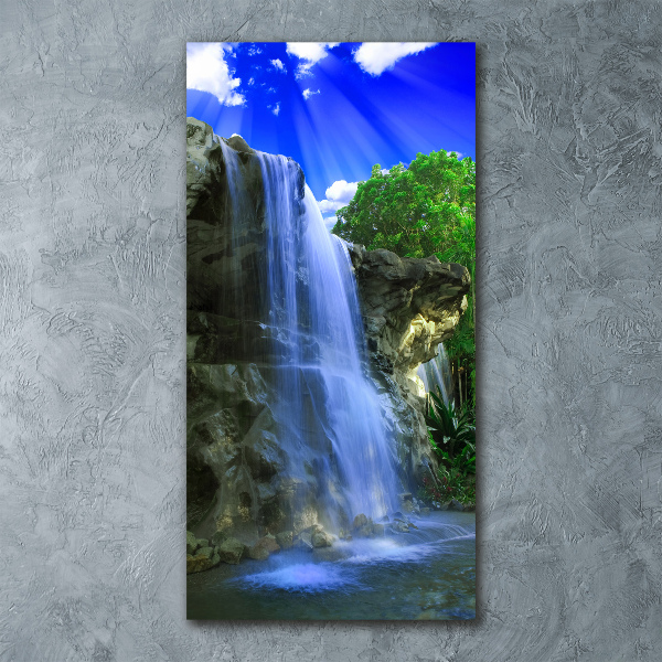 Acrylic glass print Waterfall