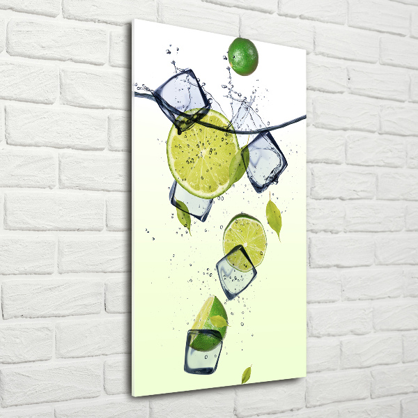 Print on acrylic Lime and ice