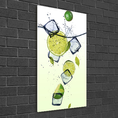 Print on acrylic Lime and ice