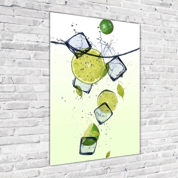 Print on acrylic Lime and ice