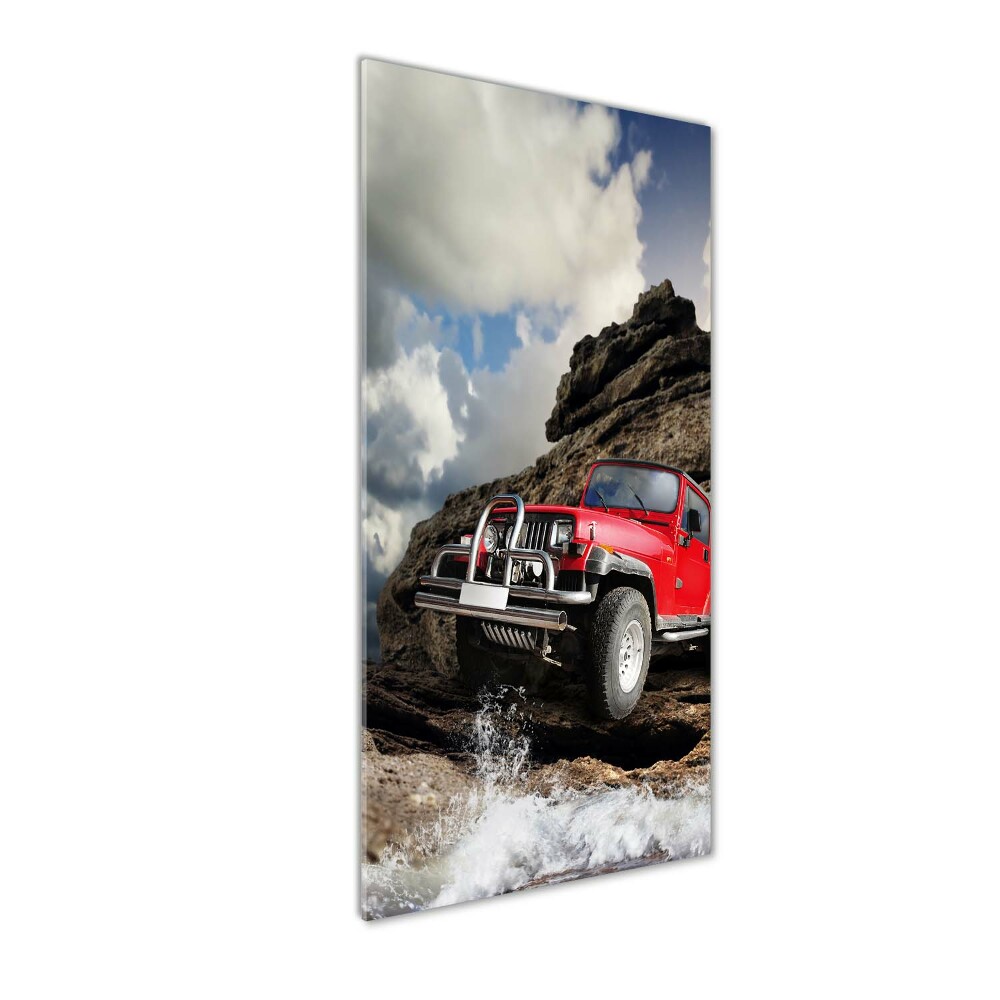 Acrylic print Off-road car