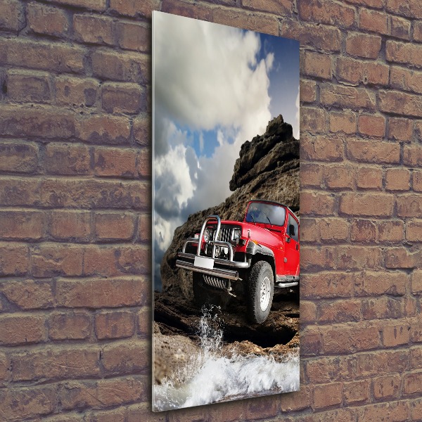 Acrylic print Off-road car