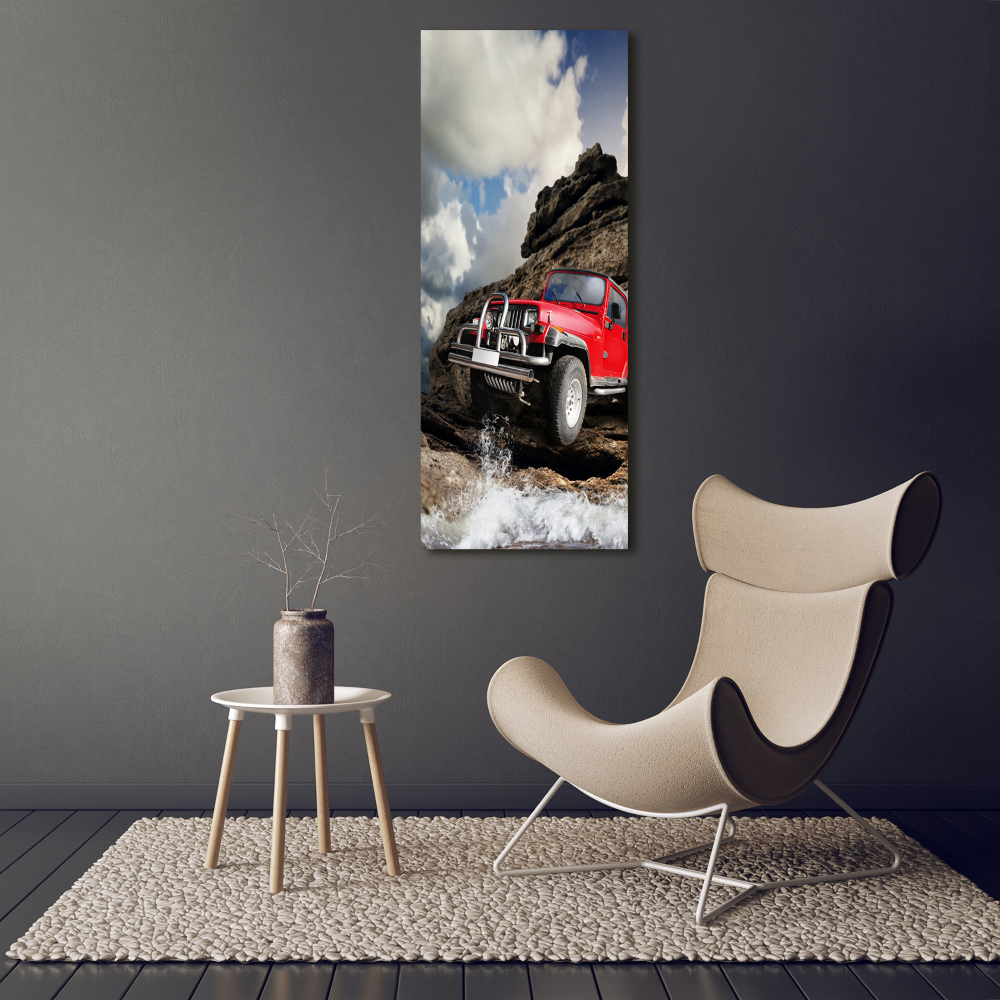 Acrylic print Off-road car