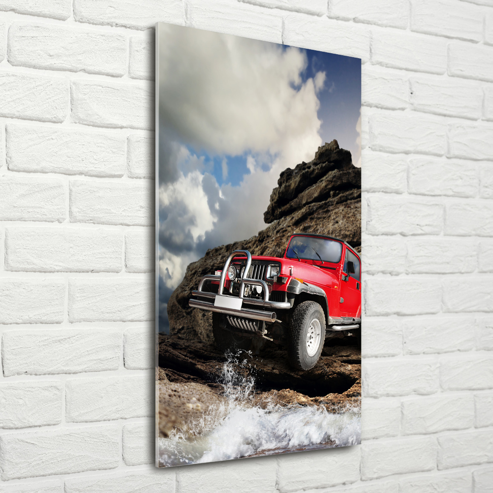 Acrylic print Off-road car