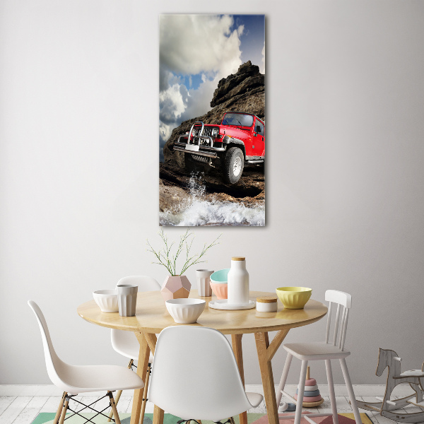 Acrylic print Off-road car