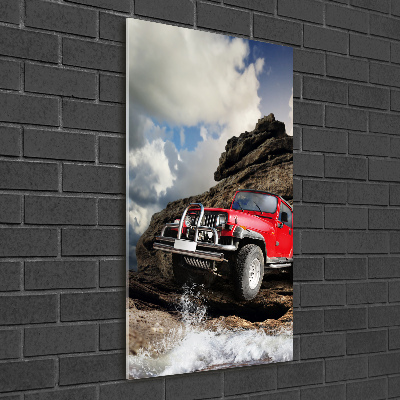 Acrylic print Off-road car