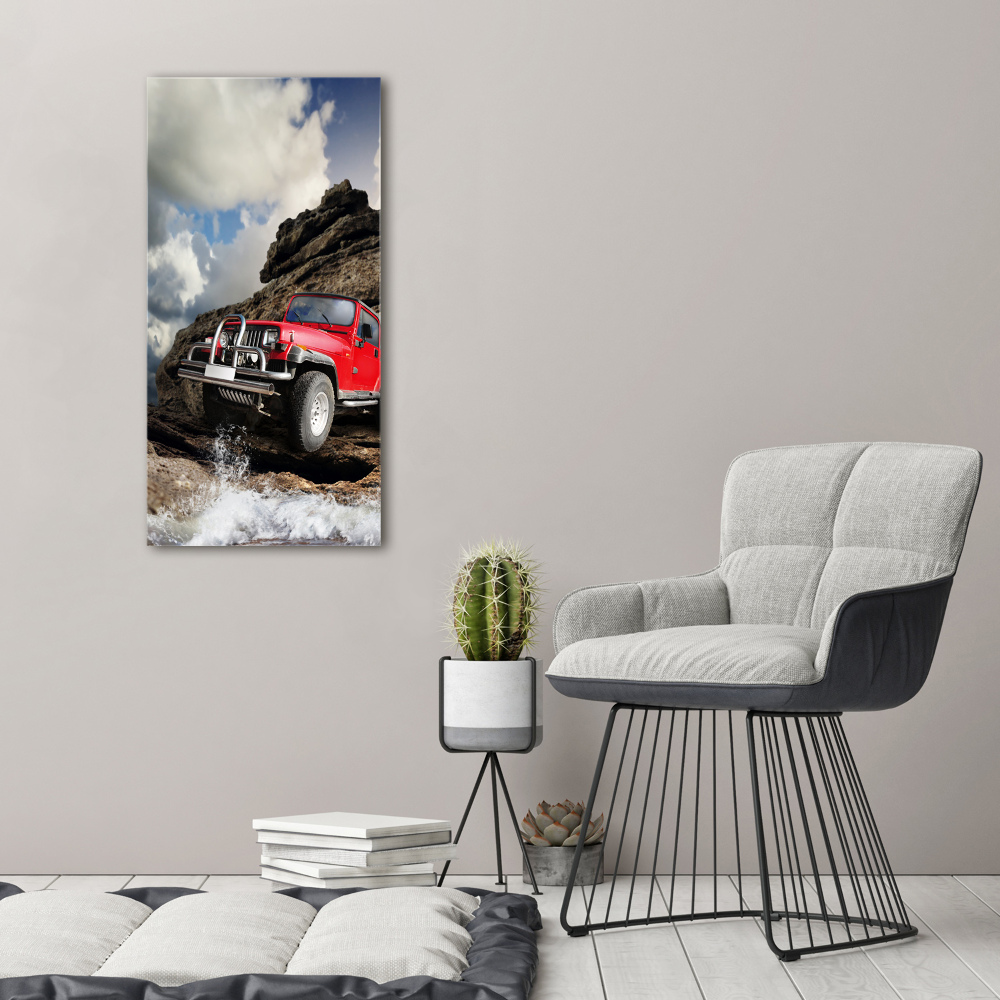 Acrylic print Off-road car