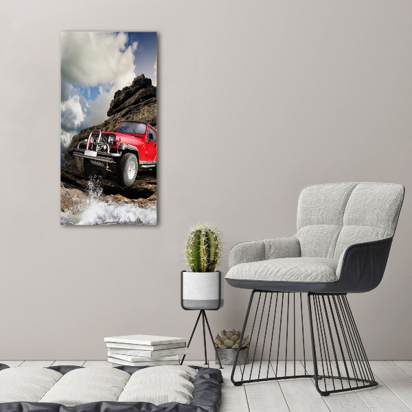 Acrylic print Off-road car