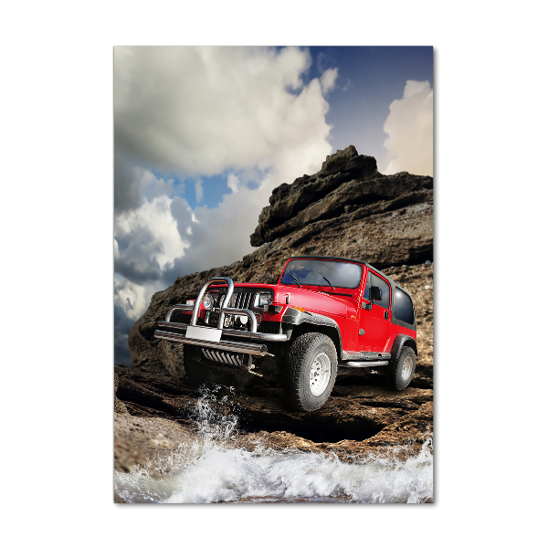 Acrylic print Off-road car